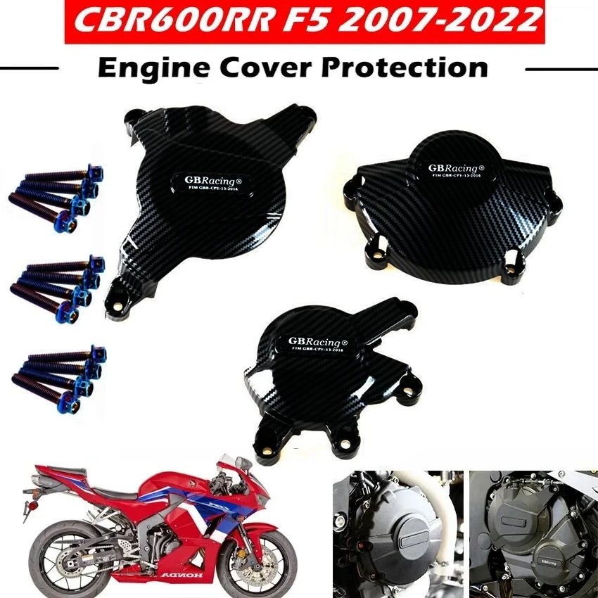 Motorcycles Engine Cover Protection Case For Case GB Racing For HONDA CBR600RR 2007-2023 F5