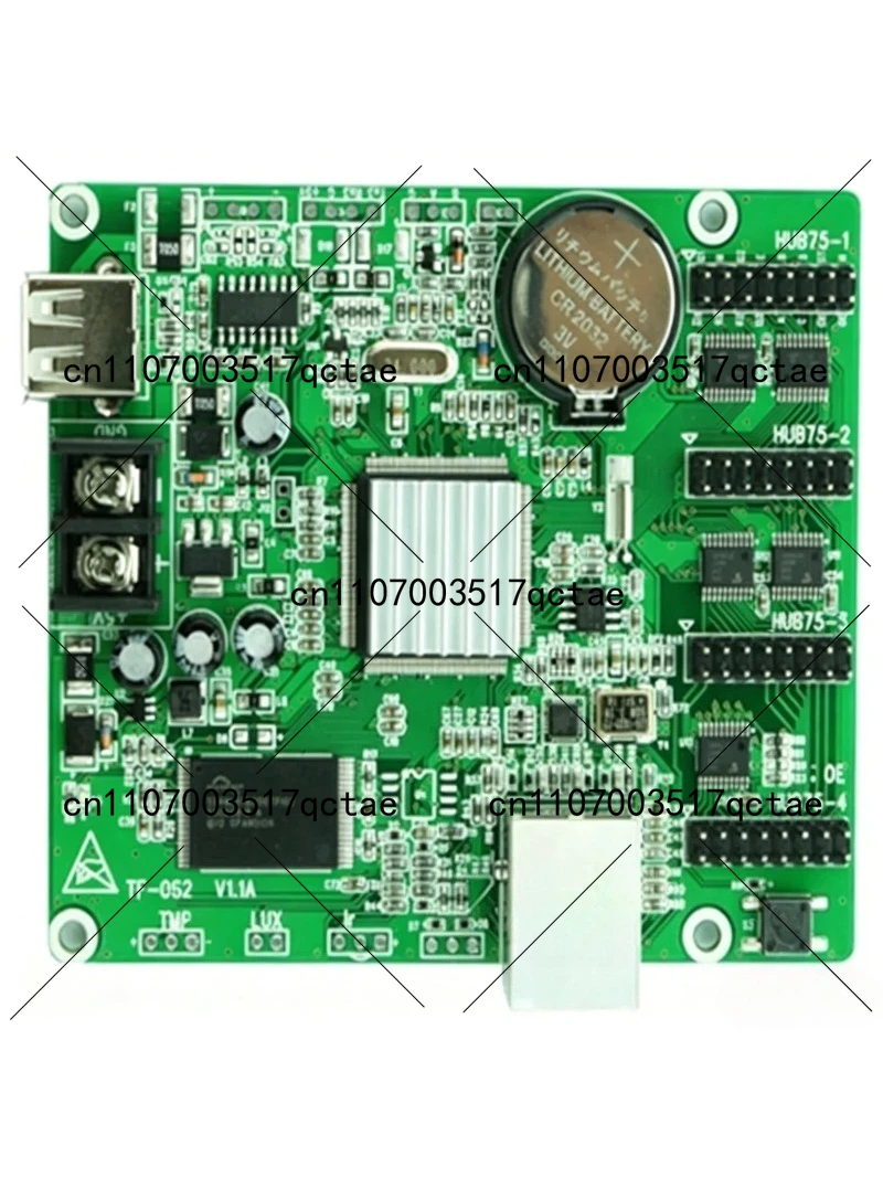 

TF-QS2N U Disk + Network Port Full Color Card Asynchronous LED Display Control Colorful Background Animation