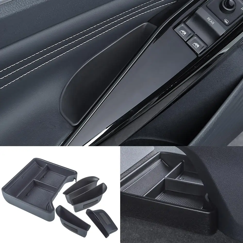 سيارة مركز وحدة التحكم مسند الذراع صندوق تخزين ل Volkswagen VW ID.4 ID4X CROZZ مقبض الباب صندوق تخزين مسند الذراع المنظم الداخلي D8Z9 #5