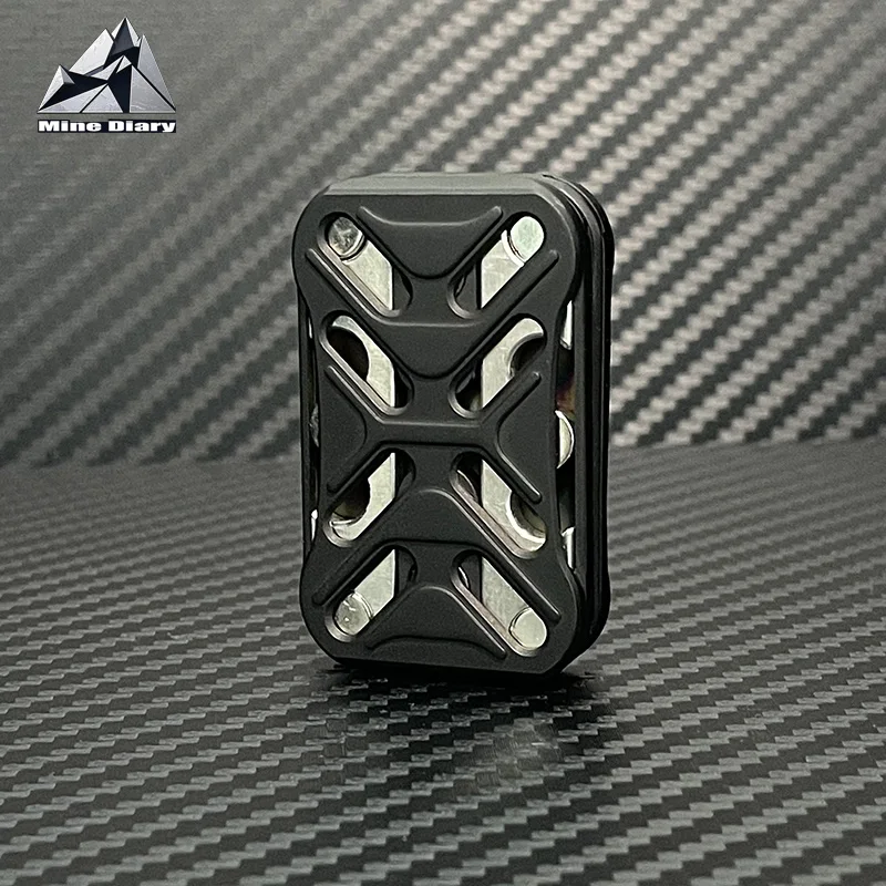 Unlimited Pushing Slider stainless steel EDC Fidget Slider Fidget Toys Anti Stress ADHD Tool Haptic Slider Fidget Spinner Toys