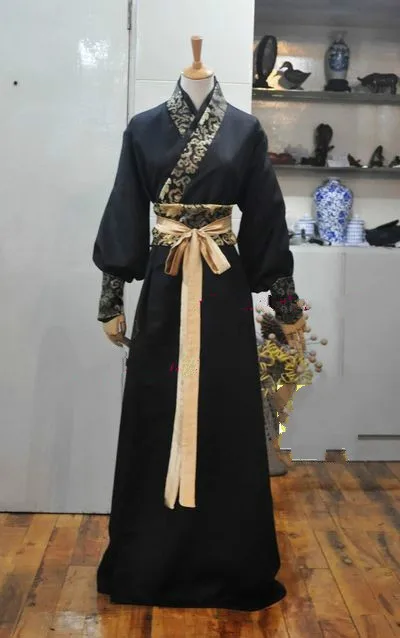 Chinese National Hanfu 3 Color  Ancient China Costume Hanfu Men Clothing Traditional National Tang Suit Stage Cosplay Costumes