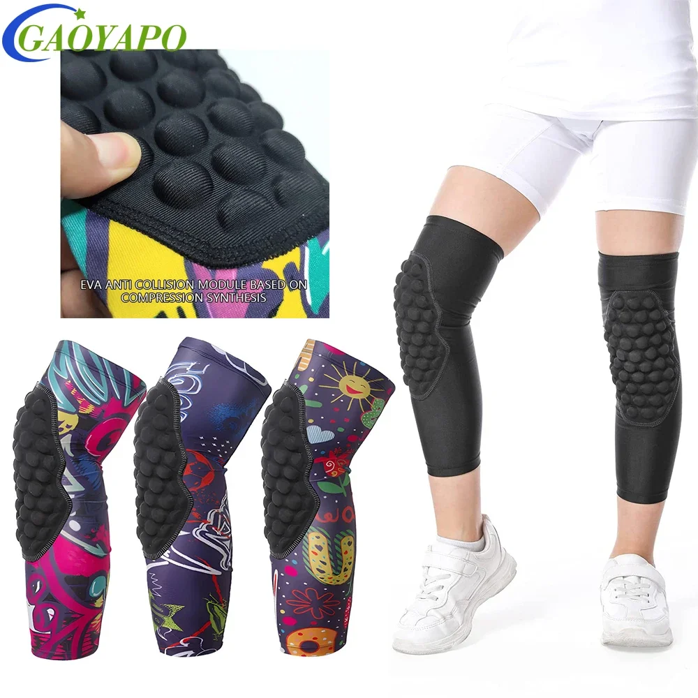 1Pcs Knee Pads Thick Sponge Collision Avoidance Volleyball KneeSleeve Anti-Slip Breathable Sports Knee for Football Basketball