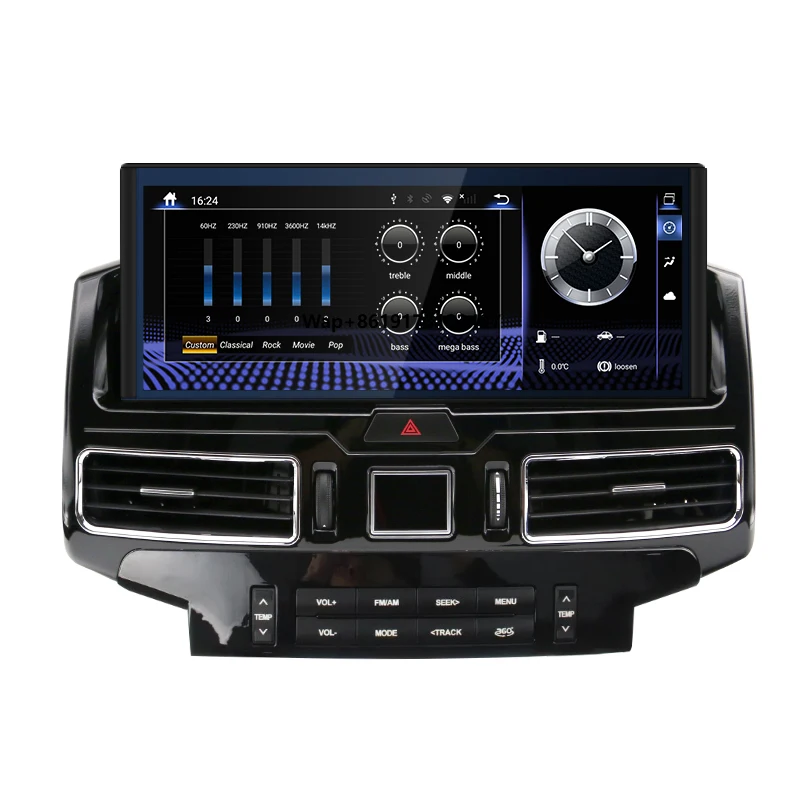 

For 200 LC200 2007-2021 12.3-inch Blu Screen Car Radio Multimedia Video player Android 13 GPS Navigation