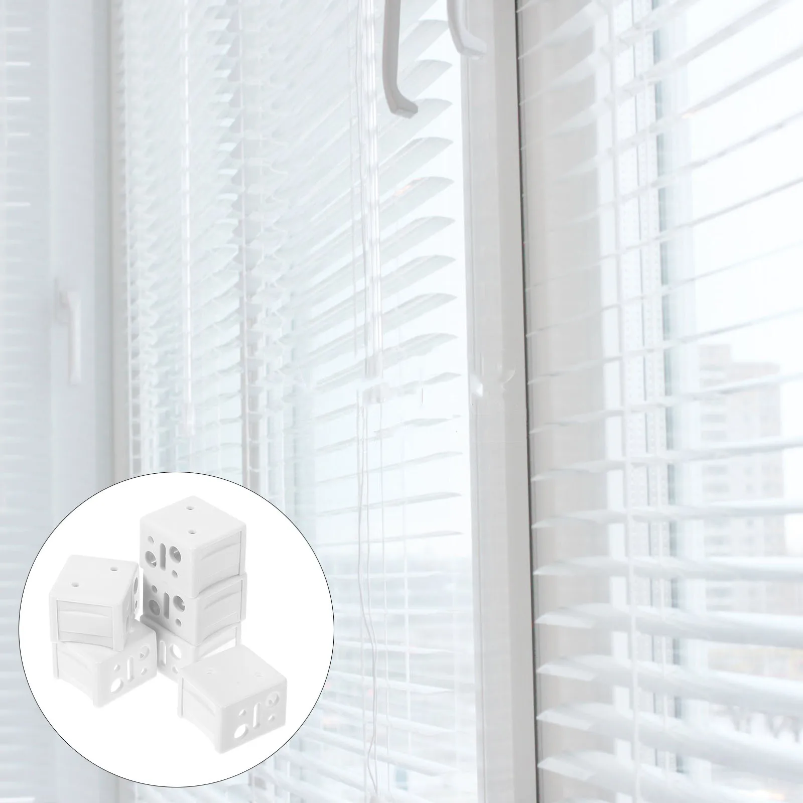 

6Pcs Reliable Blind Mounting Brackets for Curtains Fixing Kits Blind Brackets Bracket for Blinds Window Box Bracket