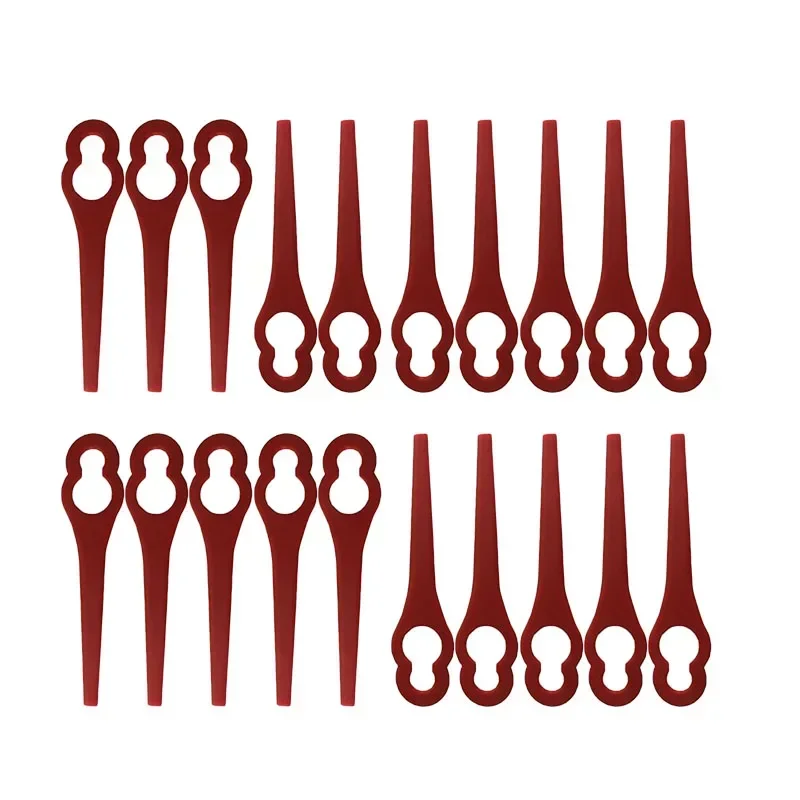 20pcs Plastic Blade Leaf For Parkside Cordless Lawn Trimmer PRTA 20-Li A1 - LIDL IAN 311046 Garden Timmer Tool Parts Garden Tool