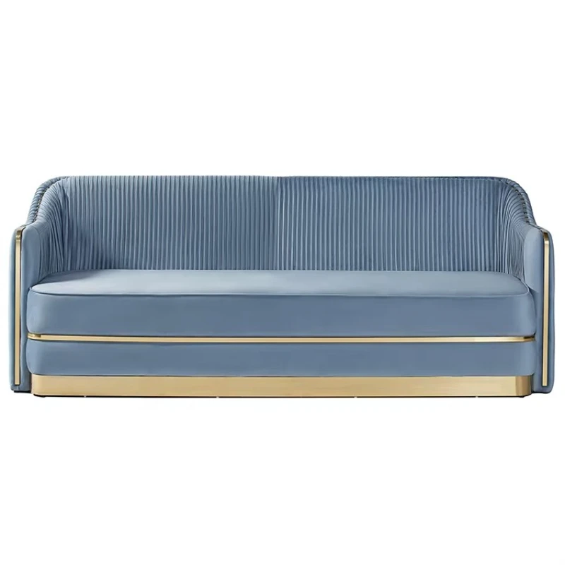 

Light luxury small apartment living room sofa fabric sofa