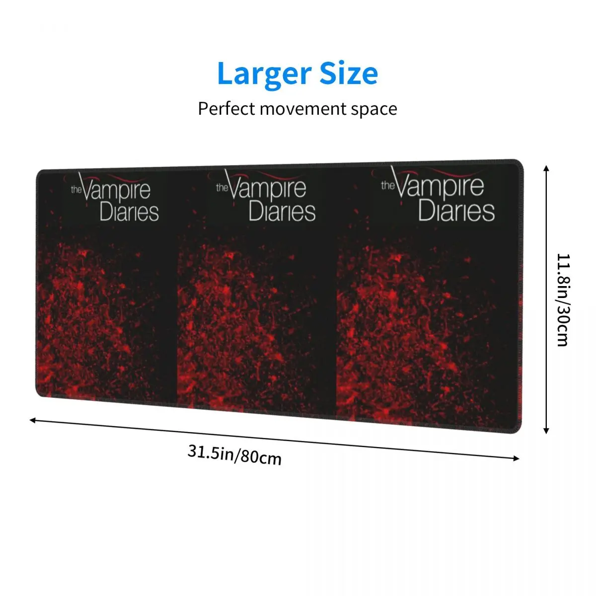 Large Mouse Pad The Vampire Diaries Damon Salvatore Gamer PC Laptop Mats Keyboard Carpet Computer Gaming Desk Mat