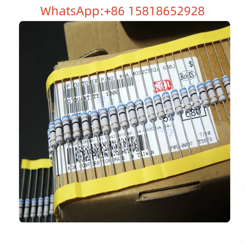 10pcs Japan KOA 2W 68R Resistor Metal Oxide Film Copper Lead MOS2CT52A680J