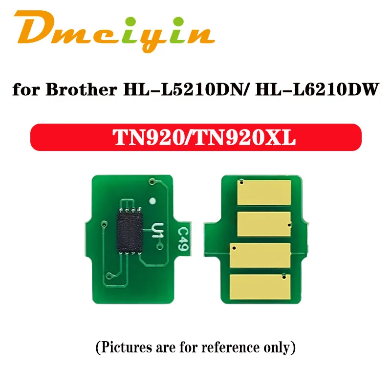 TN920 TN920XL NA 3K/6K Toner Chip for Brother HL-L5210DN/HL-L5215DW/HL-L6210DWT/HL-L6217DW  DCP-L5510DN/HL-L6310DW/HL-L6415DWT