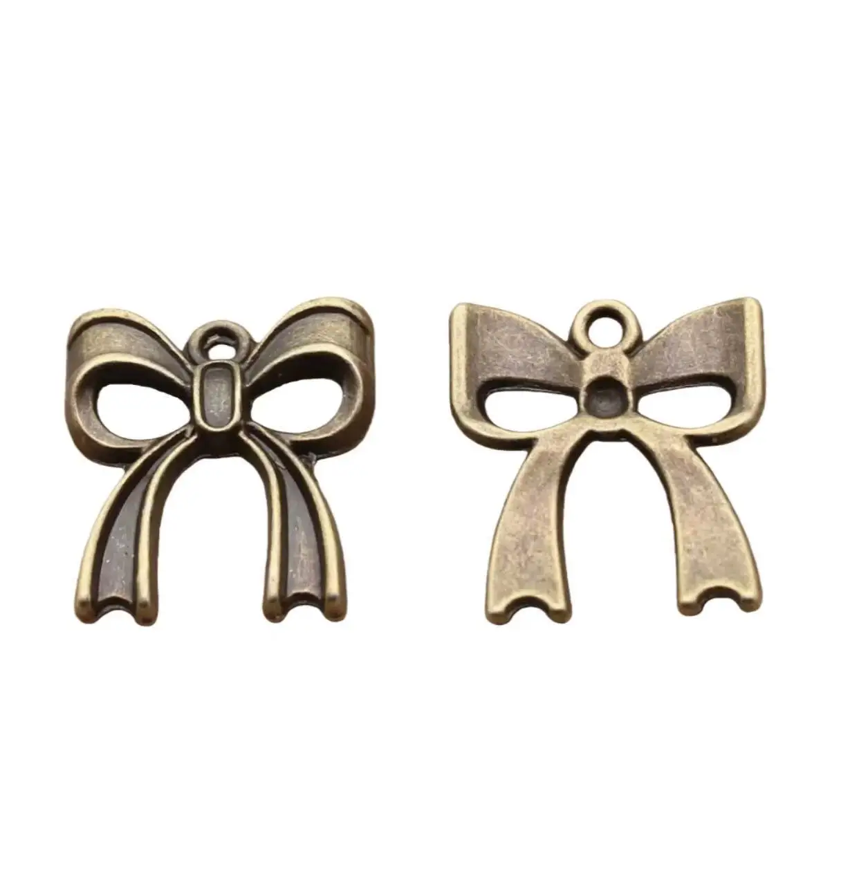 

15pcs 20*18mm Handmadefindings bowknot design pendants for DIY accessories HW3826 Zinc alloy metal