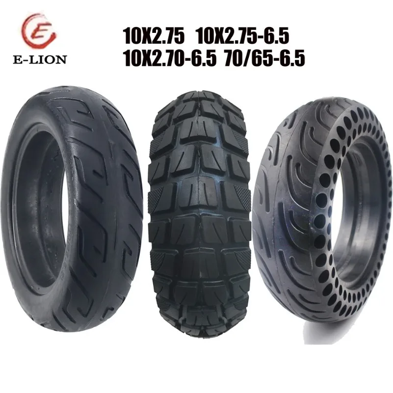 

10-дюймовая сплошная шина 10x2,75-6,5 10x2,70-6,5 10x2,7570/65-6,5 подходит для аксессуаров для шин электрического скутера