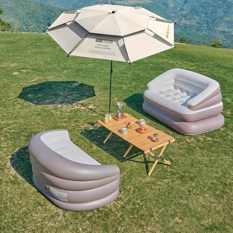 Large Size Comfortable Inflatable Sofa Garden Garden Cheap Puffs Inflatable Sofa Inflatable Sofa Koltuk Takımı Hotel Furniture