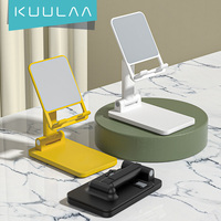 KUULAA Desktop Adjustable Mobile Phone Stand Multi Angle Universal Foldable Stand For iPad tablet iPhone Samsung Smart