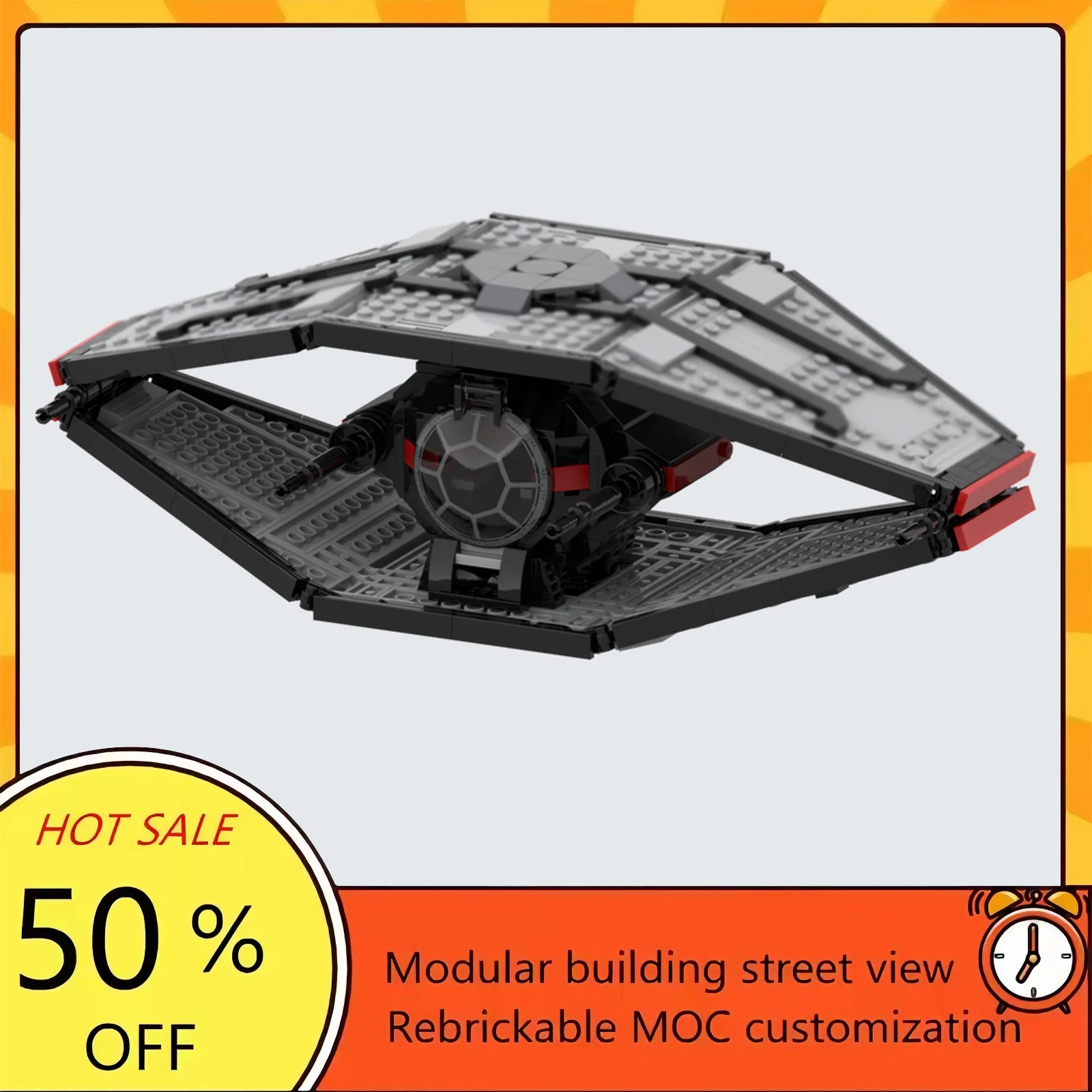 

Набор для сборки космического корабля из 744 деталей, популярная модель по мотивам фильма «Звёздные войны», модульный конструктор, технологичный подарок, игрушка для детей на праздники