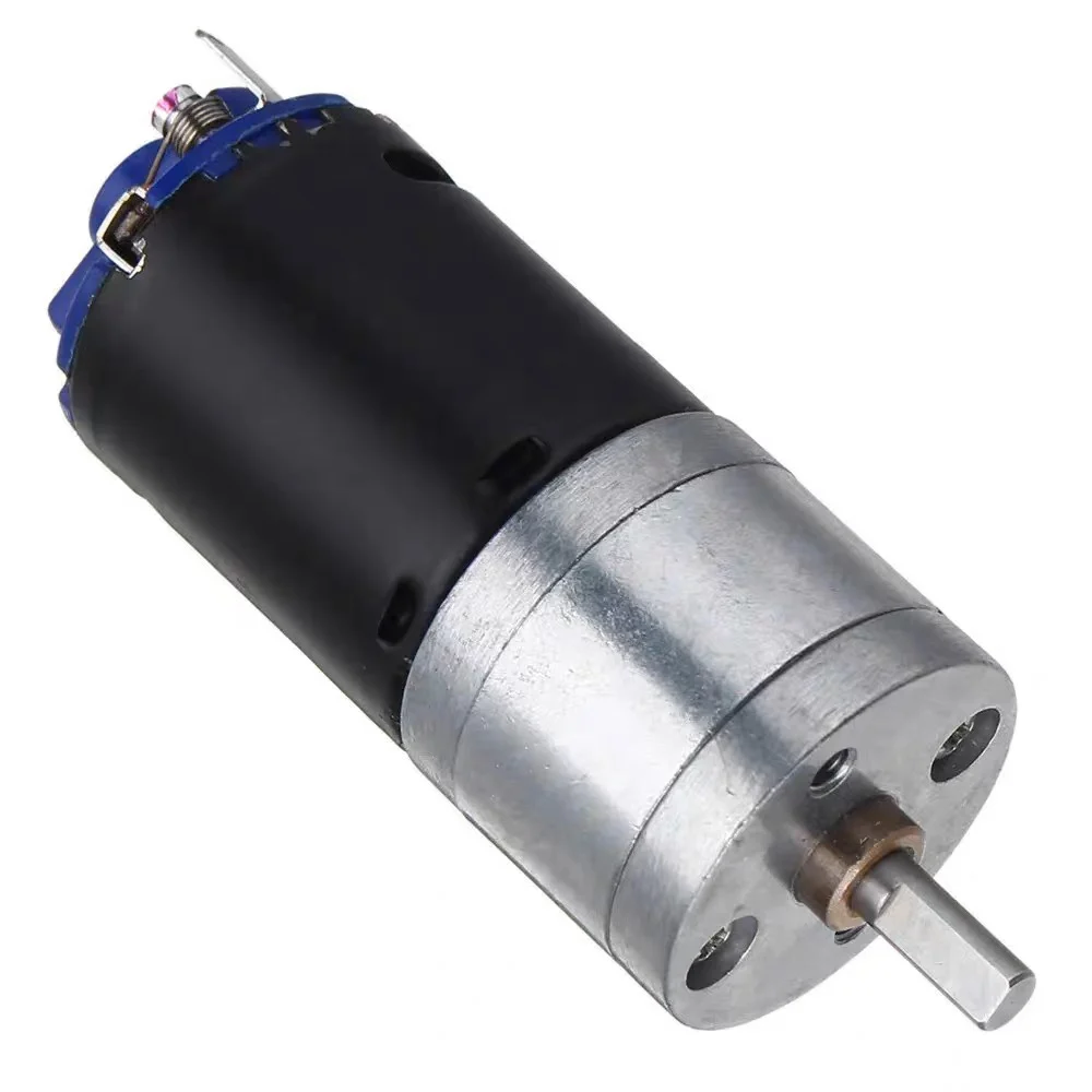 Black Leather 370 Reducer Motor Metal DC Motor Shaft 4mm For WPL Model MN Model D90 Pickup Ural Upgraded accessory