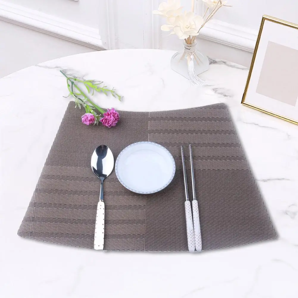 Foldable Placemats Anti scald Placemats Heat resistant Pvc Placemats for Dining Table Non slip Insulation for Kitchen