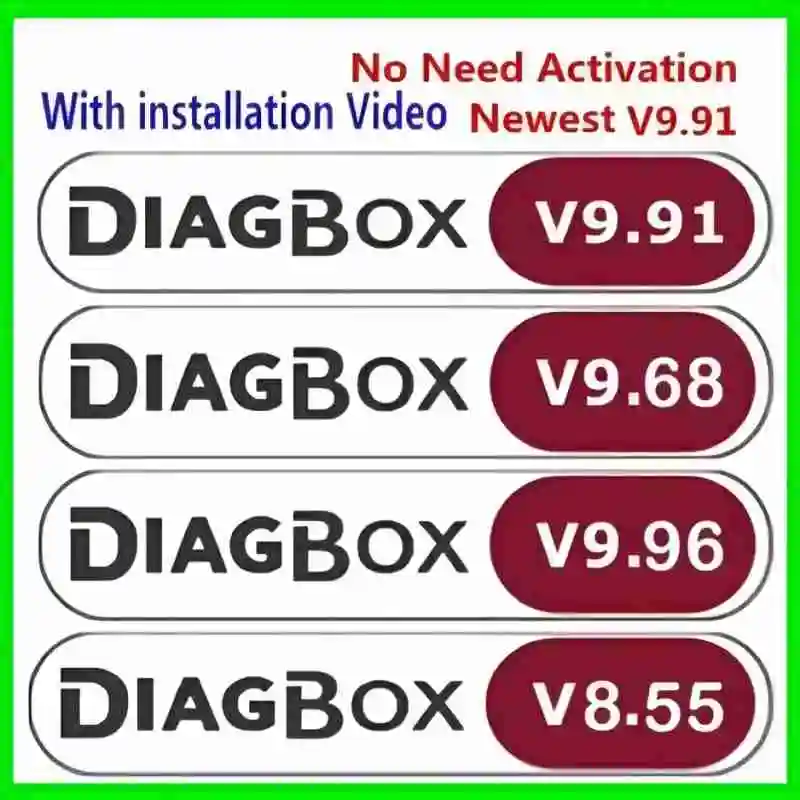 El mais nuevo 2025 V9.96 9,91 8,55 ​   9,68 برنامج Diagbox Diagnosticos de coche متعدد اللغات كامل وظيفي الفقرة Peug