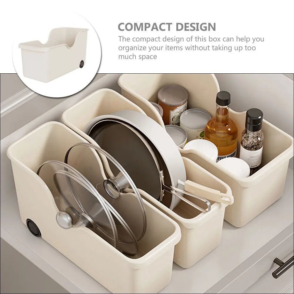 

Drawer Type Storage Box PP Material Cupboard Organizer Space-Saving Slide Out Cabinet Organizer Sundries