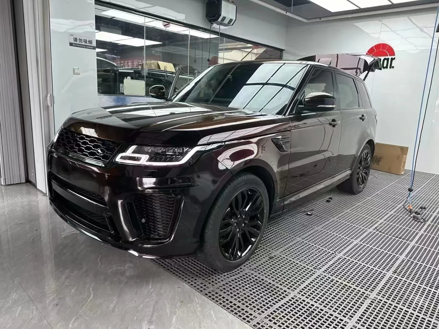 2025/مجموعة الجسم القديمة إلى الجديدة مناسبة لسيارة رينج روفر سبورت القديمة لمجموعة جديدة 2013 إلى 2022 SVR الجديدة