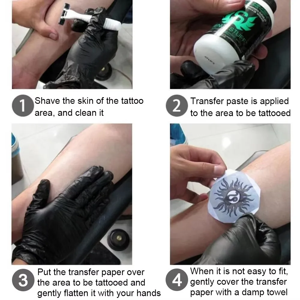 120 مللي استنسل الوشم جل سحري ناسخة حرارية احترافية نقل الوشم حل كريم حبر الوشم مجموعة إمدادات الوشم