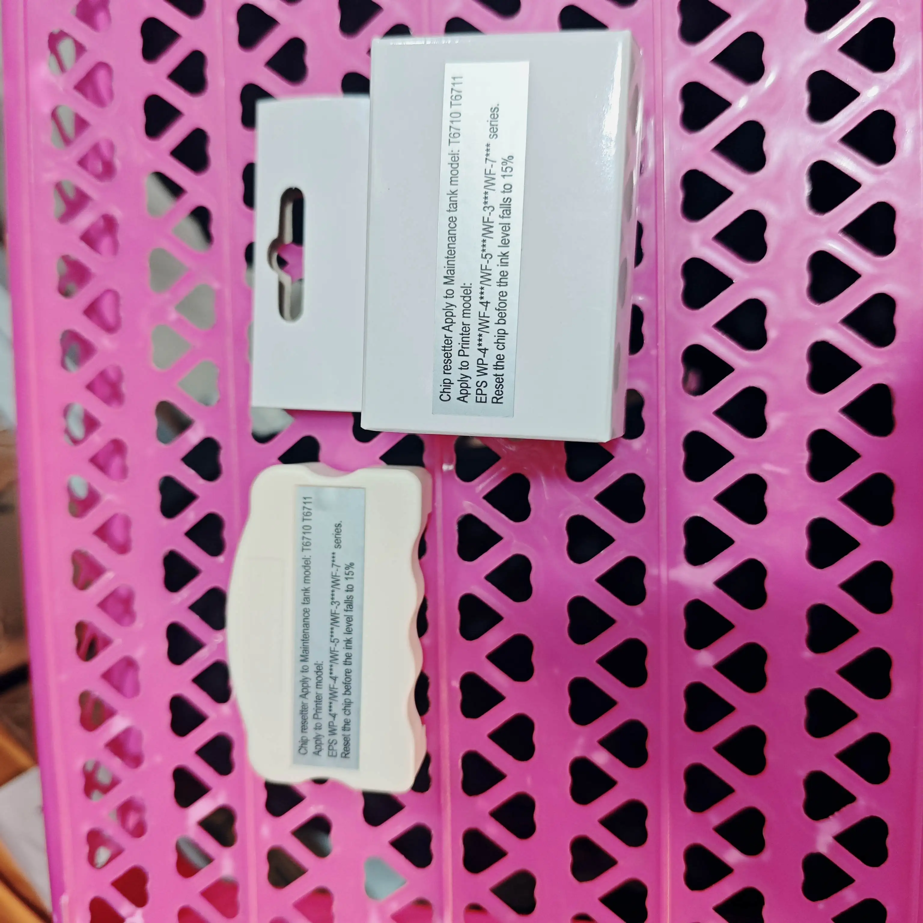 

T6710 T6711 Maintenance box Chip Resetter For Epson WF 7720 7715 7710 7210 7110 7610 7620 3620 3640 L1455 Waste Tank