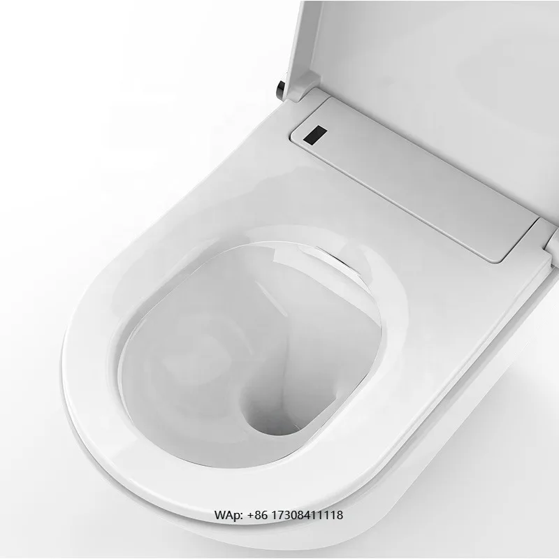 

Подвесной унитаз-биде из фарфора без ободка, белый, с функцией смарт-управления