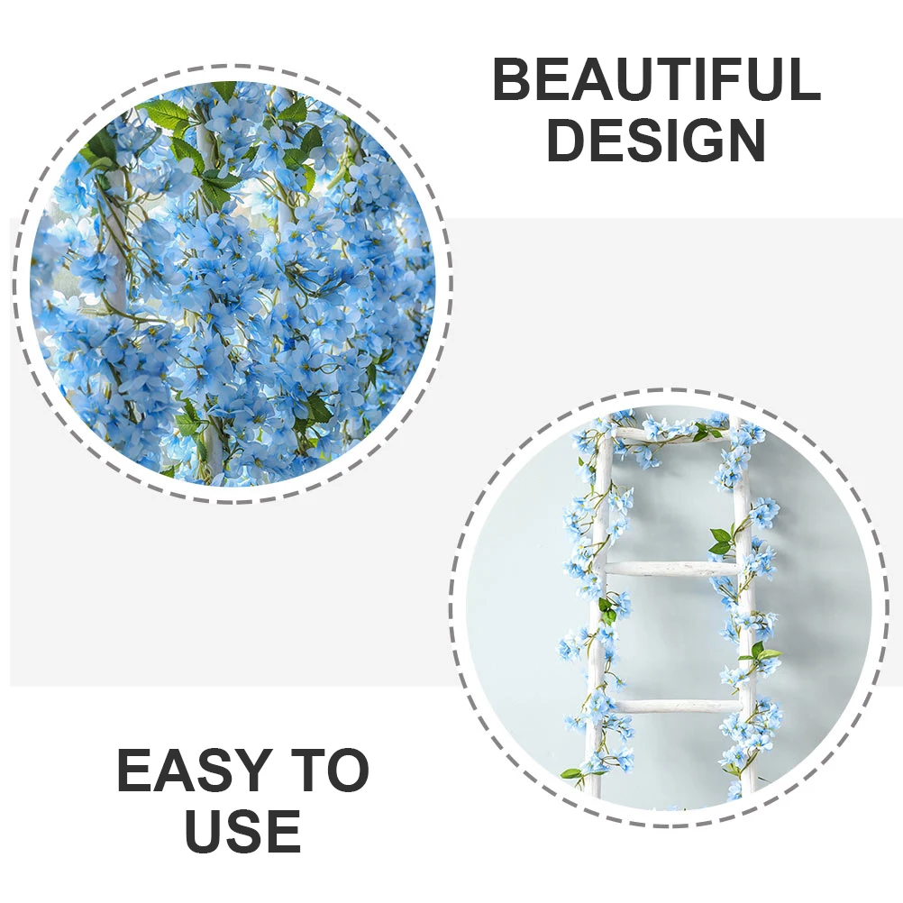 

2pcs Artificial Silk Flower Artificial Flower For Wedding Vines Wedding Home Decor Garland Imitation BlossomFlowers Branches