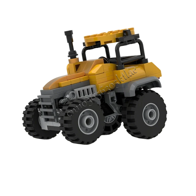 103PCS MOC City Engineering Mini Hot Tractor Model Technology Building Blocks Creative Children Toys Educational Birthday Gifts