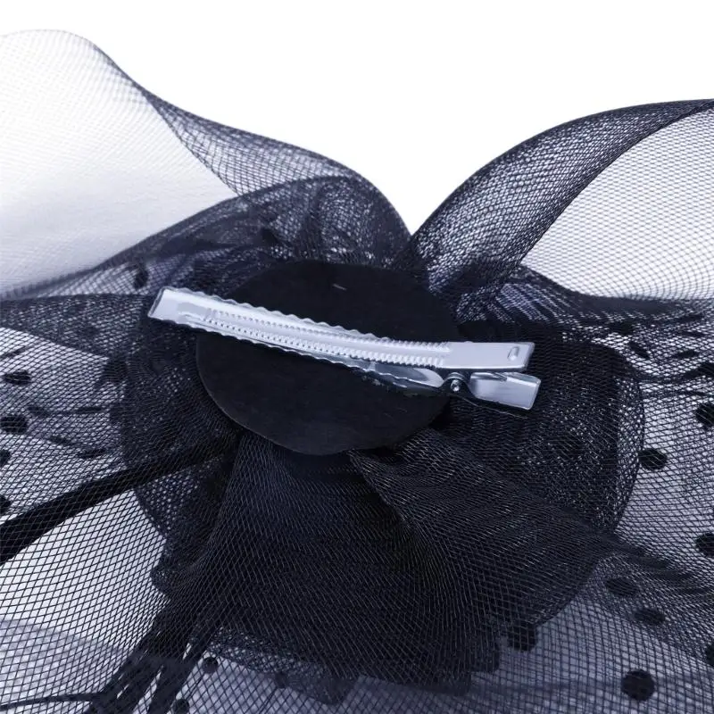 2026 New Soft Veil Hat Hair Clip Lightweight Mesh Gentle On Scalp Securely Hold Veil Headdress Hair Accessories for Wedding
