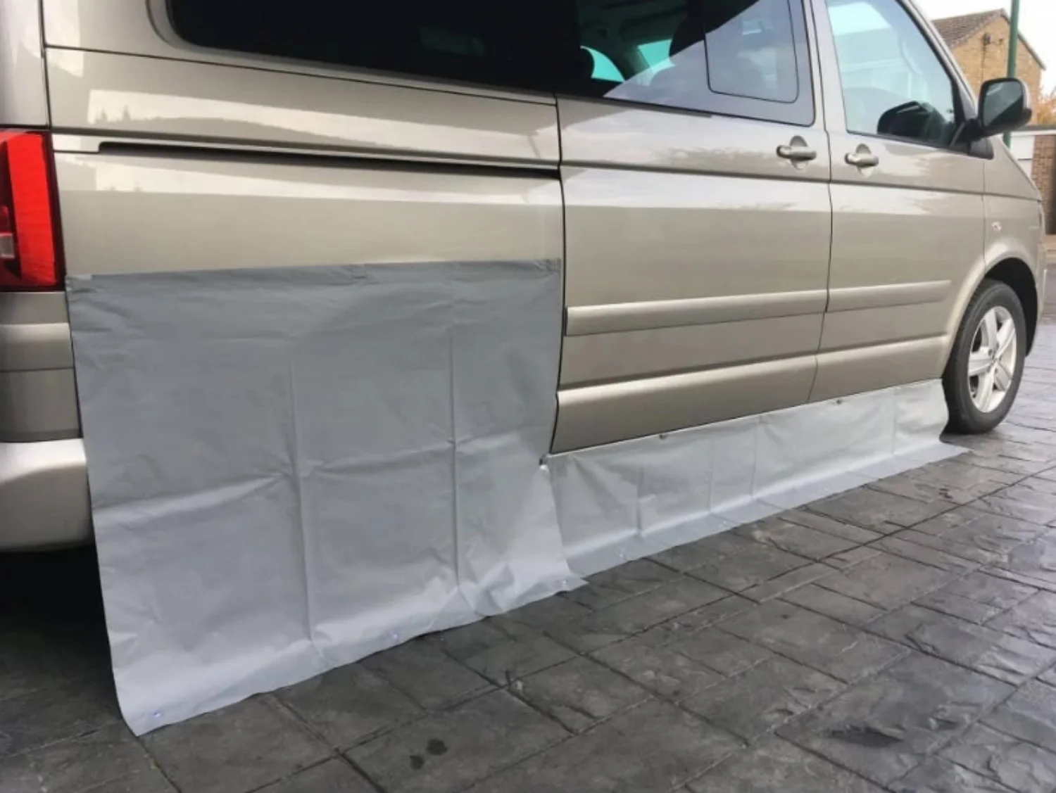 1pc Caravan Awning Draught Skirt With Wheel Arch Covers For VW T5 T6 RV Bottom Fence Motorhome Draft Campervan Side Skirting