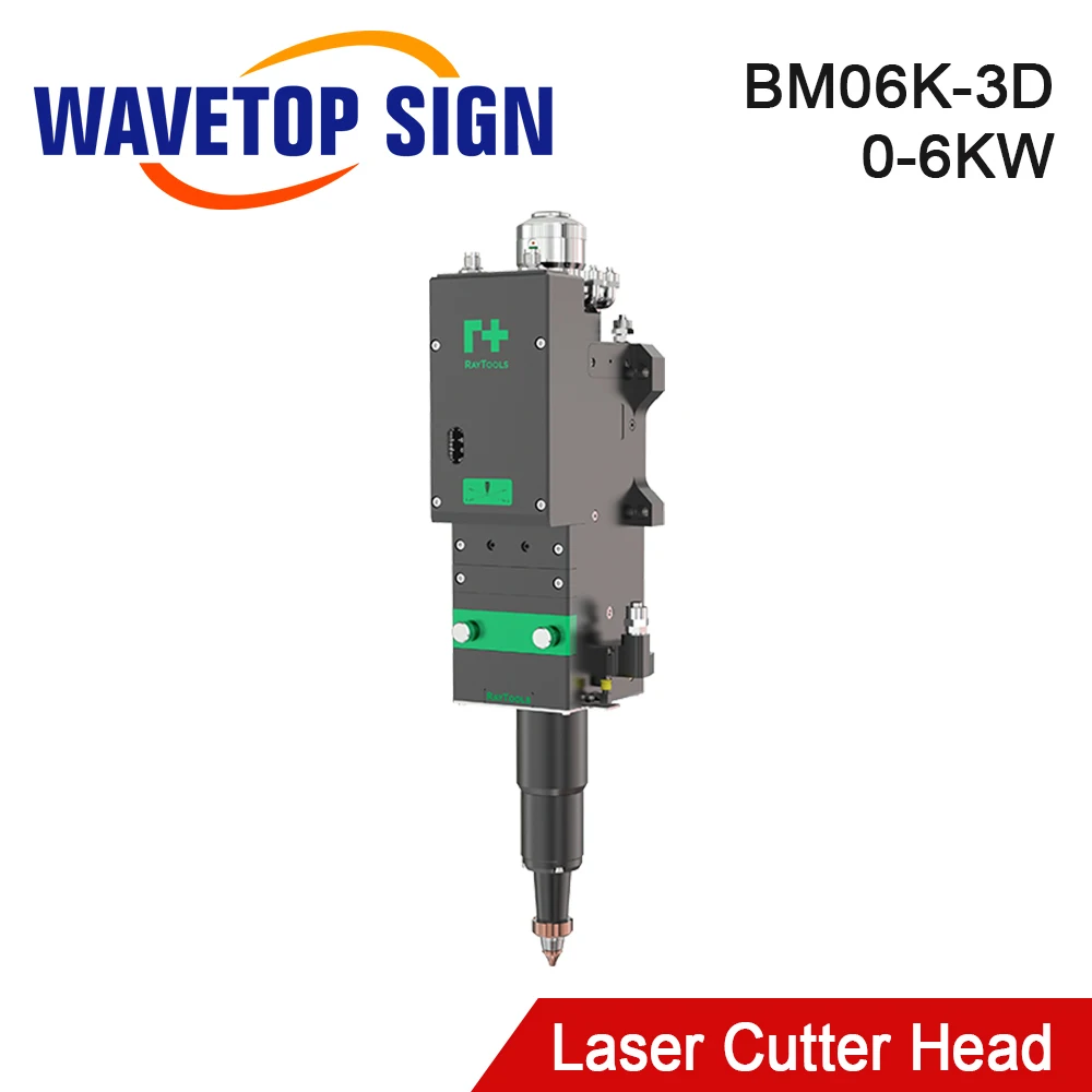 WaveTopSign Raytools BM06K-3D Auto Focus Fiber Laser Cutting Head 6KW for Fiber Laser Cutting Machine
