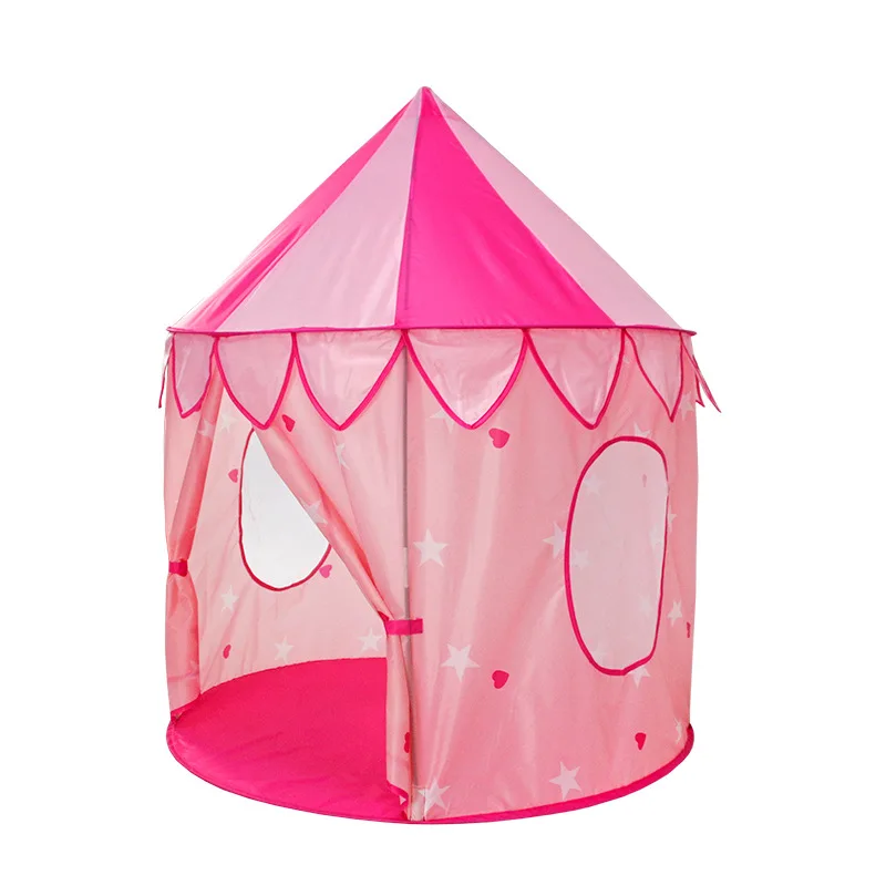 Speeltent voor kinderen Pop-up plooien tent speelgoed voor binnen en buiten kind roze prinses speelhuisje tent voor meisje eenhoorn kasteel