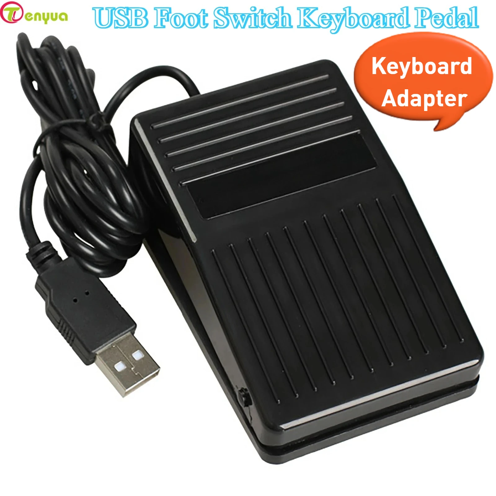 

USB Foot Switch Keyboard Pedal for HID PC Computer USB Action Switch Control Pre-Program Key Functions Mouse PC Game Accessories