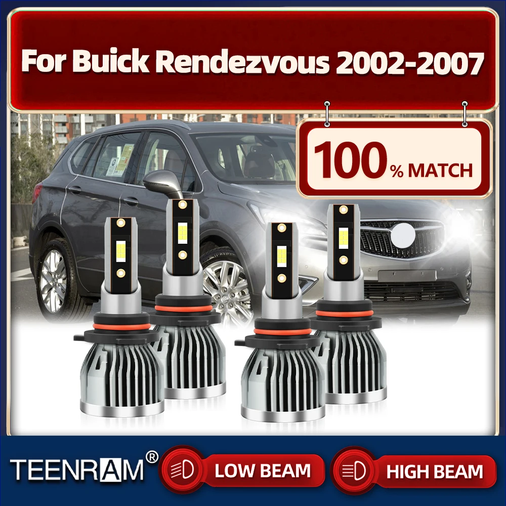 

40000LM LED Headlights Bulbs 240W Two-sided CSP Chips Car Lamps 12V 6000K For Buick Rendezvous 2002 2003 2004 2005 2006 2007