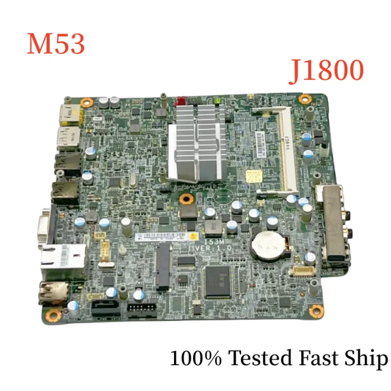 

I53M для Lenovo M53 материнская плата для настольного компьютера 03T7369 с процессором J1800 DDR3 Материнская плата 100% протестирована Быстрая доставка
