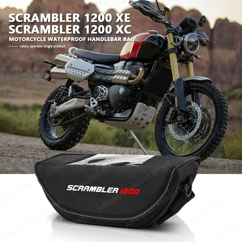 

Для Scrambler 1200 XE / XC 2019-2024, аксессуары для мотоциклов, дорожные сумки для инструментов, водонепроницаемая сумка на руль