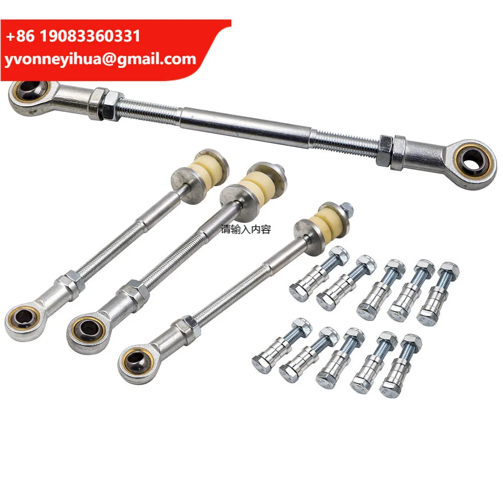 

Front and Rear Extended Adjustable Stabilizers Link Pin for Nissan Patrol Gu Y61 1997-2016 2-8 Inch Lift