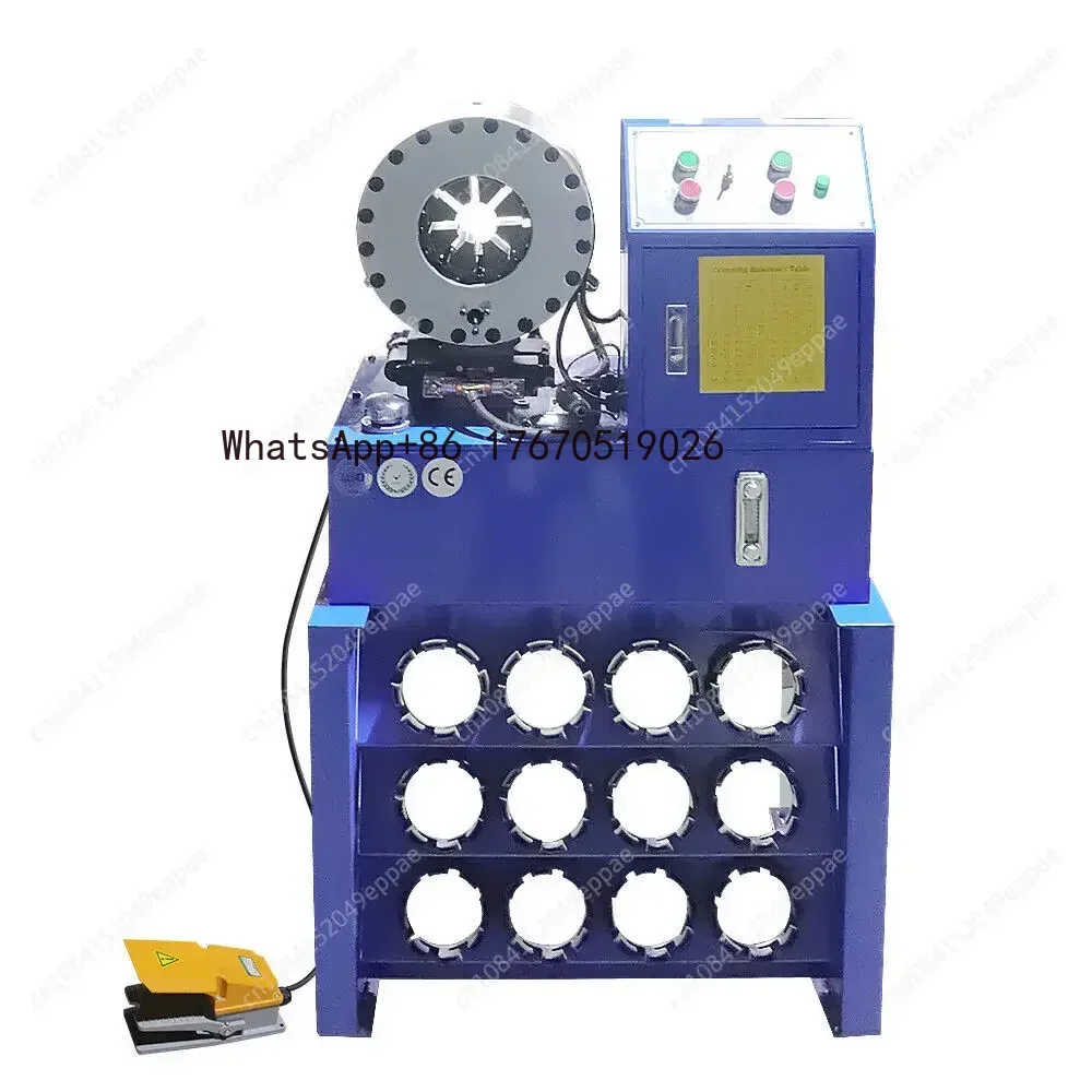 2026-Hydraulic Hose Crimping Machine, Hose Pressing Machine for Rubber Hose, Quick Change, 6 Patent, 1, 4 ''-2'',
