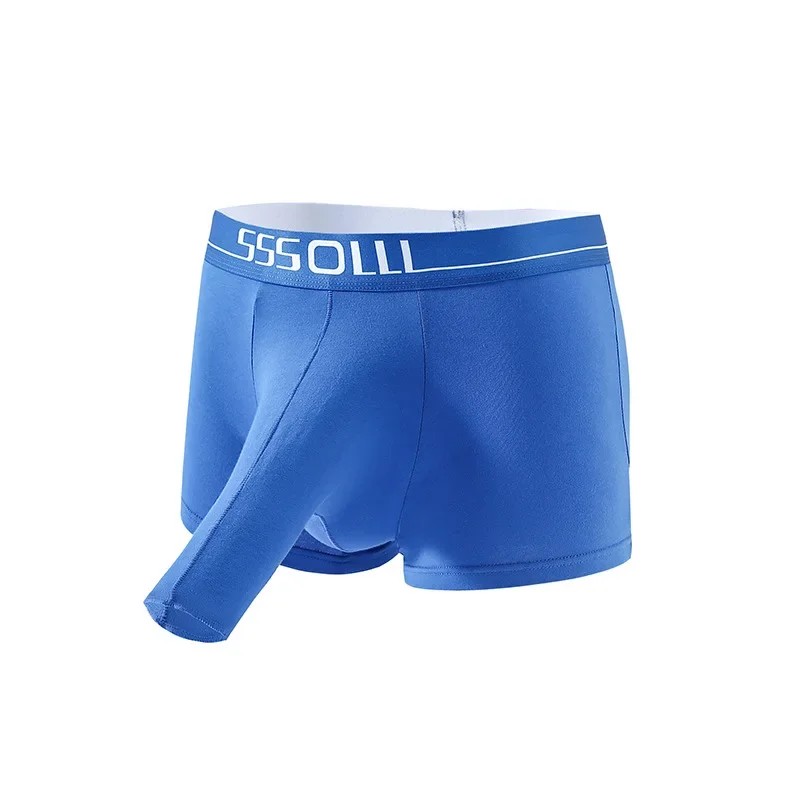 Men Underwear Cotton Sports Breathable Special Middle Waist Loose Trendy Teenagers Shorts Large Size Not Restrain Male Boxers
