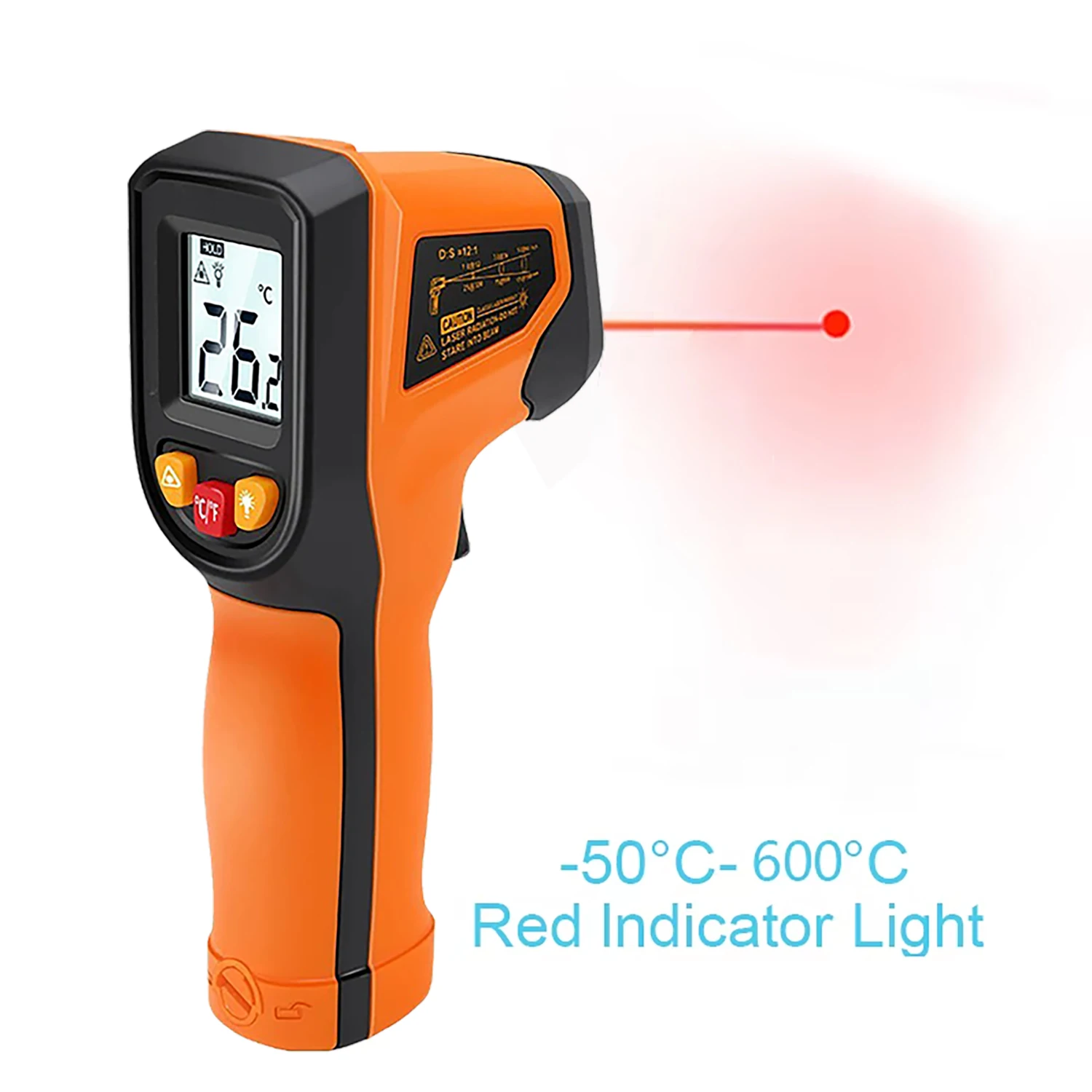  T600 T600A Digital Infrared Thermometer Laser Thermometer Non Contact Laser Thermometer Industrial Tool