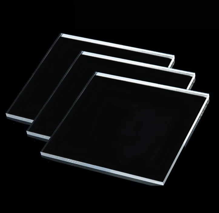 50 Stück 1/8 Zoll dicke, klare Acryl-Quadratrohlinge, Plexiglas, individuelle Formen, Bastel-Plexiglas-Panel, Lucite-Blatt – Detail 1