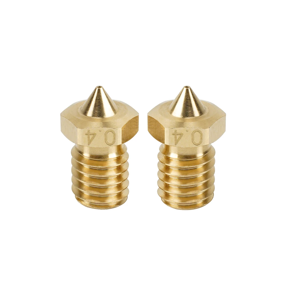 3/2/1pcs e3d v6 cht Düsen 3D-Druckerdüse für 1,75mm Filament Messing Kupfer Druckkopf 0,4mm 0,6mm 0,8mm hoher Durchfluss