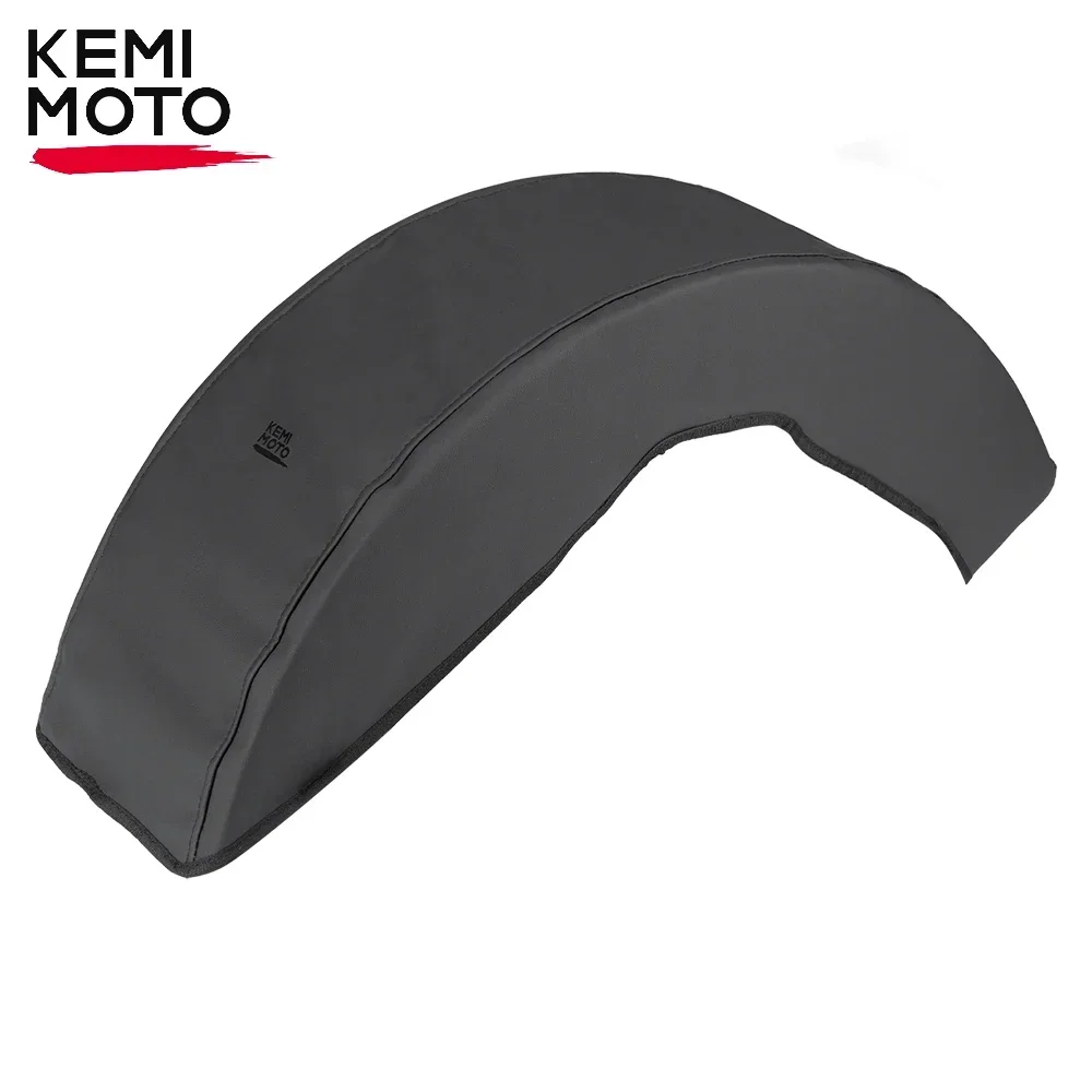 Motorcycle Fender Cover PU Waterproof Dustproof Front Mudguard Cover Fender Protector for Touring Trike Models Moto Accessories