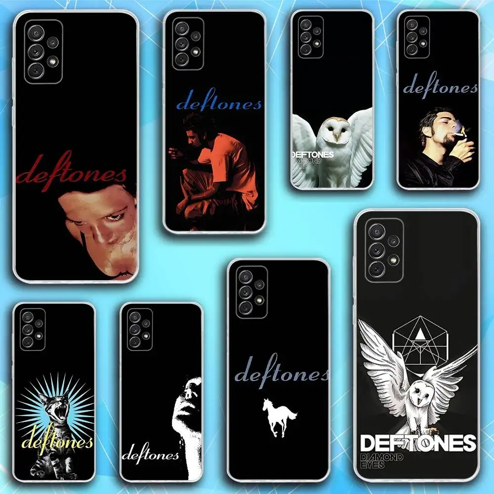 

Band Of D-Deftones-S Phone Case For Samsung S30,23,21,22,20, FE lite,S10,9,8,7 PIus Note20ultra Soft Transparent