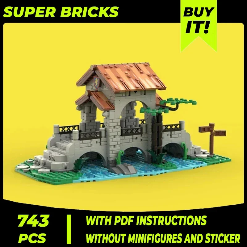 

Military Fortress Model Moc Building Bricks Lion Knights' Bridge Technology Modular Blocks Gift Christmas Toys DIY Sets Assembly