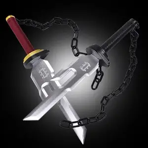 سلاح جوجوتسو كايسن تأثيري ، سيف توجي فوشيجورو كاتانا ، رمح مقلوب من الجنة ، نموذج من الخيزران ، ألعاب هدايا للصبي ، 45 سم أعلى 8 مبيعات سكاكين الجيب براوننج - رقم 5