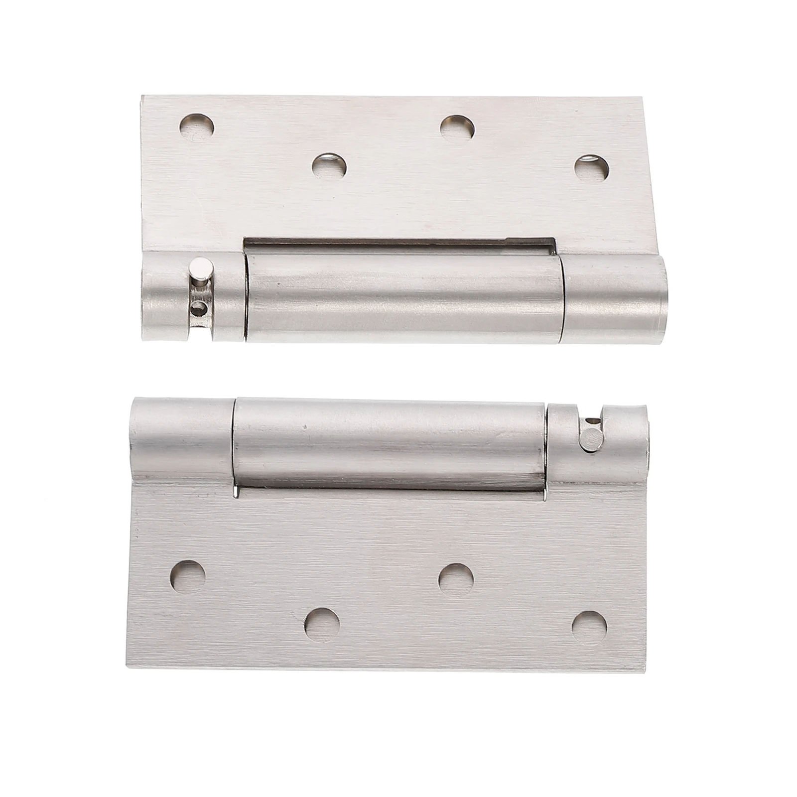 

2pcs Single Spring Hinge Stainless Steel Self Closing Adjustable Heavy Duty Hinges for Doors Cabinet Smooth Opening Closing