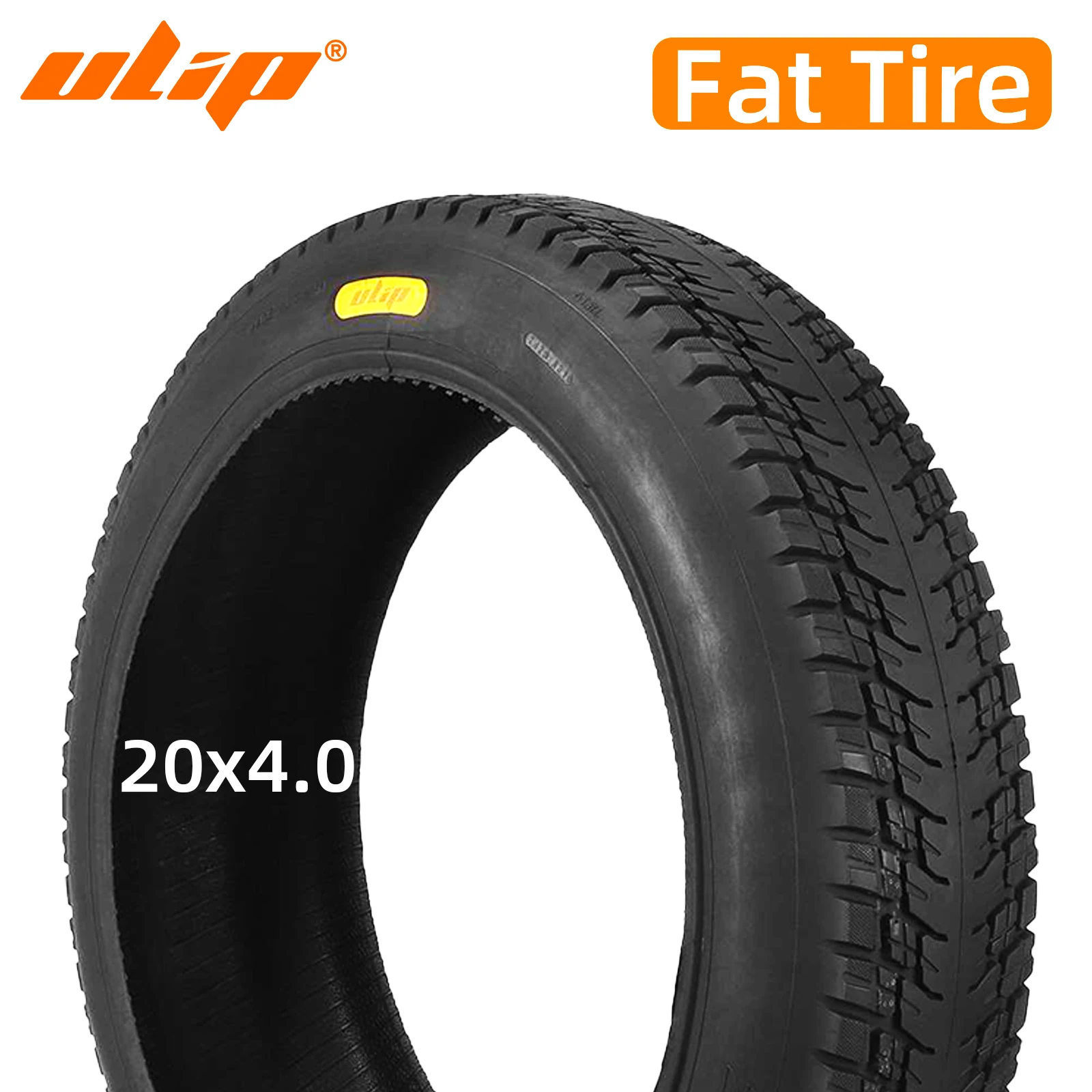 

ULIP New 20x4.0 Inch Off-road Fat Tire Puncture Proof Tyre for Snowmobile Beach Electric Bicycle 20*4.0 Anti-Slip Fat Tire Parts