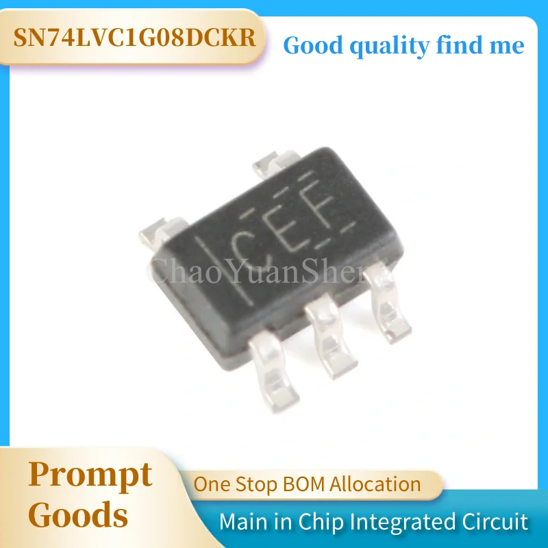 1Pcs SN74LVC1G08D SN74LVC1G08DCKR CEF SOT-353 Single 2-input Positive AND Gate SMD Logic Chip Brand New Authentic