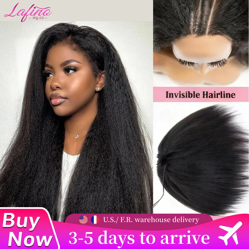 

Парик-полупарик из натуральных волос Kinky Straight, 230% плотность, 16-38 дюймов, на шнурке, без клея, готов к носке, натуральный черный 1B, для темнокожих женщин